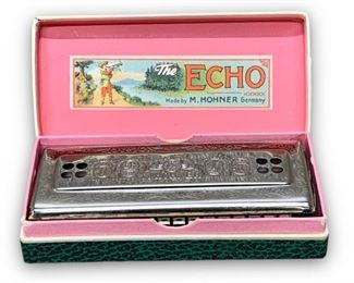 Vintage M. Hohner Echo Harp Harmonica