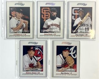Autographed Donruss Studio 2001 Private Signing 5x7in Baseball Cards