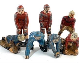 American Football Player Die-Cast and Plastic Figurines 
