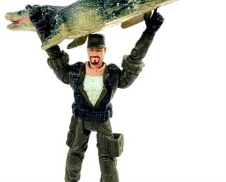 Assorted Toy Soldiers and Figurines Including Alligators