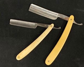 2 Vintage Solingen Straight Razors