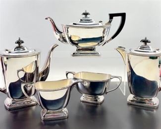 Old Sheffield Plate Tea & Coffee Service Set