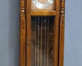 Ridgeway Grandfather Clock With Moon Dial, Includes Key, 81" H