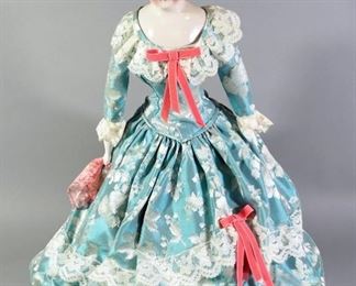 Antique Victorian Porcelain Doll, Approx 20" High