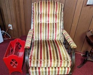 Striped Recliner