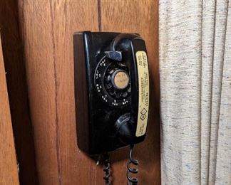 Vintage Rotary Wall Phone