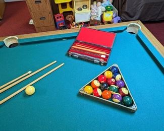 Sears Pool Table and Accessories