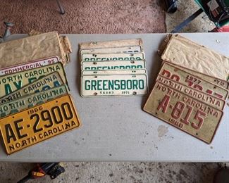 Vintage License Plates