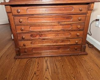 Antique Spool Cabinet