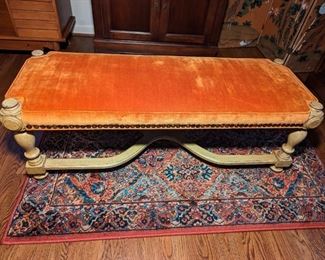 Hollywood Regency Bench