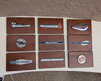 Harley Davidson Logo Plaques