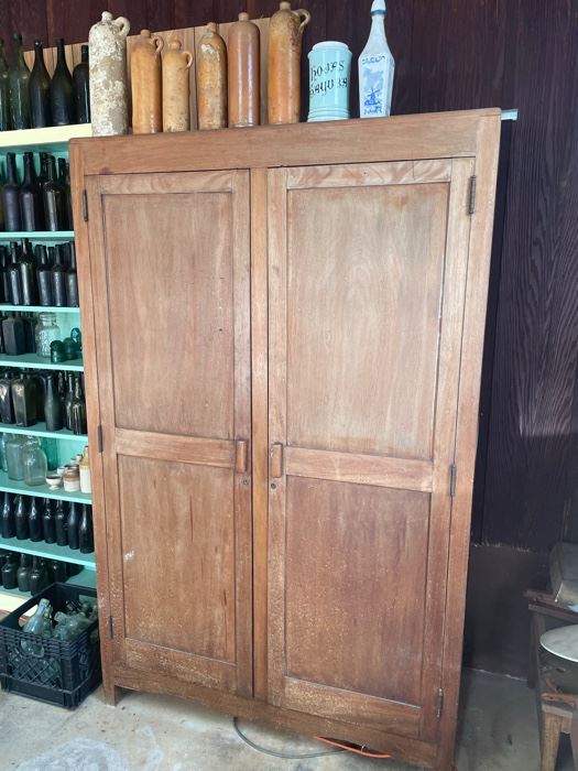 large antique wardrobe