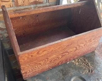 wood tool box