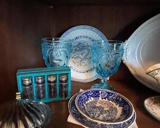 Blue and White dishes