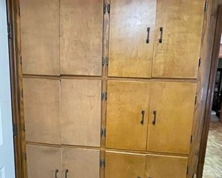 set of wall cabinets