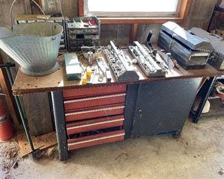 misc tools and tool boxes, coal bucket