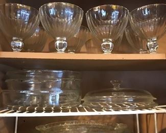 assorted glass baking dishes 