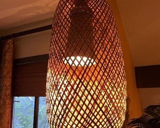 bamboo light covering