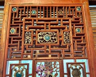 Stunning wooden carving wall hanging 