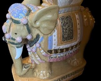 Ceramic Elephant Stool 