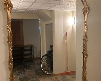 Gold Gilded Mirror by Decorative Arts Studio