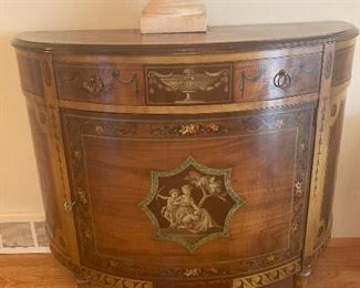 Georgian Demilune Cabinet