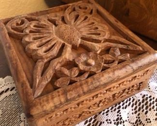 Carved Trinket Box
