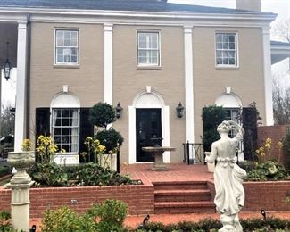 Some of the statues are for sale