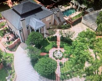 Parking will be provided on the south side of the property . . . not through the gate or in the circle drive.