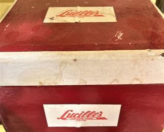 This is a very rare Lucille's Treasure Chest of Fine Foods Recipe Box. Lucille B. Smith is a famous Texas woman and pioneer in cooking and culinary education. 