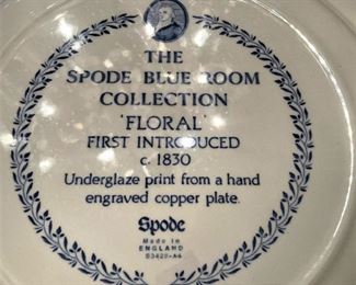 "Floral" - The Spode Blue Room Collection