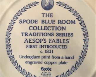 "Aesop's Fables" - The Spode Blue Room Collection