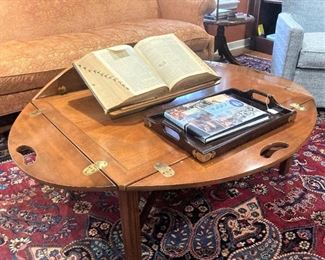 Vintage butler's tray coffee table