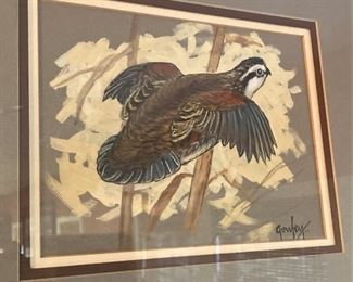 Framed art by the late Tylerite A. C. Gentry