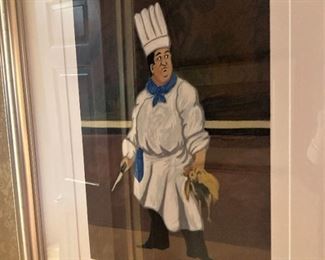Framed chef