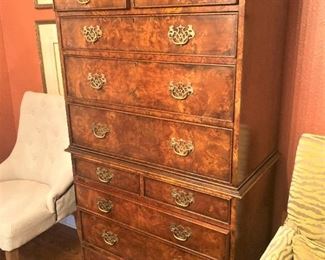 Gorgeous burled wood chest
