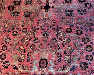 Antique rug - 3 feet 5 inches x 4 feet 9 inches