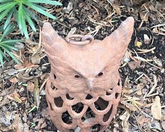 Owl yard art