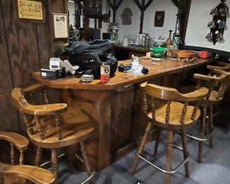 Lots of bar Stuff, Chairs $25-35ea