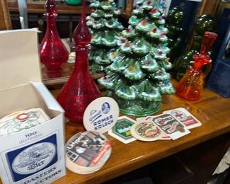 Christmas tree sold
Decanters sold