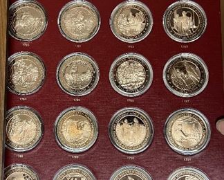 Franklin Mint History of US Special Solid Bronze Ed'n complete $300