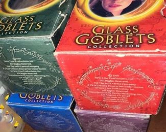 Glass Goblets Lord of the Rings $15ea box