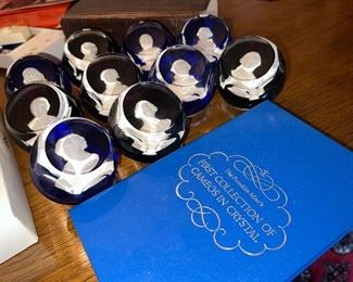 First Collection of Cameos CRYSTAL with 5 boxes + book $150 all