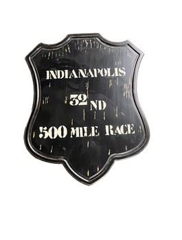 $40 USD      Restoration Hardware Baby Child Indianapolis Black Wall Plaque JC155-3      Description: Sizeable wall plaque perfect for bar, mud room, or man cave!  Distressed finish with an old world charm. 2 additional companion plaques in different colors. 
Dimensions: 22.5 x 27.5 in
Condition: Used with minor signs of wear associated with use and age.  Please refer to pictures for more detail.
Location: Local pick up SW Portland, OR. Location is easy access in warehouse. Contact us for shipper suggestions.      https://goodbyhello.com/products/copy-of-round-wall-clock-jc155-2?_pos=7&_sid=a0dcecac8&_ss=r