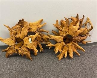 Large natural wood pieces