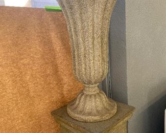 Pedestals and urns