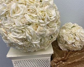 Lots of floral balls