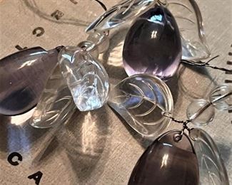 Unique Glass Pieces from Vintage Chandeliers 