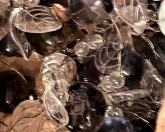 Unique Glass Pieces from Vintage Chandeliers 