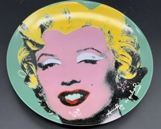 ANDY WARHOL LE Block China Marilyn Monroe Plate
